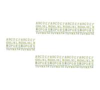 DOITOOL 5 Ensembles Écussons Thermocollants Alphabet Anglais Patches Brodés Pour Réparation Et Décoration De Vêtements Chapeaux Jeans Et Sacs Diy Apparel Patch Lot De Avec 52 Pièces * 5
