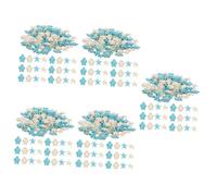 DOITOOL 5 ensembles Set de Perles Intercalaires Petites Tortue et Étoile de Mer Décorations DIY pour Bijoux Bracelets et Colliers Bord de Mer