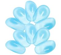 DOITOOL 5 Paires de Protège-oreilles en Silicone Bleu pour Teinture et Shampooing, Protection Auditive Élégante et Réutilisable pour Salon et Soins Capillaires à Domicile