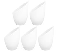 DOITOOL 5 Pièces Abat-Jour En Plastique Fer À Cheval Abat-Jour Remplacement Blanc Abat-Jour Pour Lampadaire Couverture Multi Tête Chambre Lumière