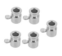 DOITOOL 5 Pièces Accessoire Tendeur Broche Barbecue Boulon de Support pour Barbecue Rotatif Stable Antidérapant pour Kit Rôtissoire et Crémaillère Tourne Broche