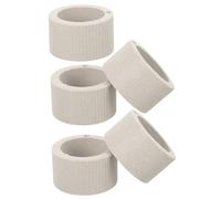 DOITOOL 5 Pièces Ceramic Planting Cups for Aquarium Water Plants Stable Underwater Holder for Fish Tank Planting and Decoration