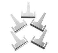 DOITOOL 5 Pièces Clip de Vidange de Réfrigérateur en Aluminium | Pièce Argentée, Compatible Tuyau D’évacuation et Bac D’évaporation, Usage pour Réfrigérateurs Double Porte et Latéral