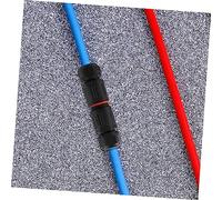 DOITOOL 5 pièces Connecteur Câblage Étanche Connexion Électrique Extérieure Double Protection avec Bague pour Éclairage LED et Équipements Extérieurs Professionnel Mm² sans Vis
