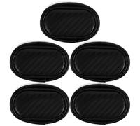 DOITOOL 5 Pièces Coussin de Montre Mini en PU Noir avec Housse et Portable pour Étuis à Montres Automatiques et Bracelets