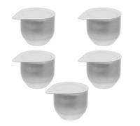 DOITOOL 5 Pièces Creuset en Nickel Argenté 30ml Couvercle pour Alliages