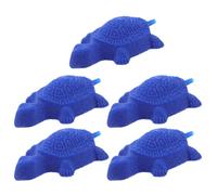 DOITOOL 5 Pièces Diffuseur à Bulles en Céramique Bleu pour Tortues | Compatible Pompes à Air, pour Plantes Aquatiques et Poissons Betta en Hydroponie