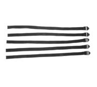 DOITOOL 5 Pièces Dragonne de Bâton de Ski en Tissu Noir Sangle Résistante pour Trekking et Ski Protège la Perte pour Sports de Plein Air