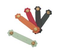 DOITOOL 5 Pièces Enrouleur de casque Cat Claw stockage du câble du casque case de stockage des écouteurs Porte-câble mignon faux cuir