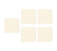 DOITOOL 5 Pièces Lingettes pour Bébé Serviettes à Salive en Fibre de Bambou Beige, Lavables et Réutilisables, pour Nourrissons et Jeunes Mamans