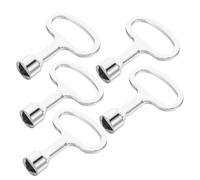 DOITOOL 5 pièces Lot de Clés Triangulaires Aluminium pour Boîte Compteur Armoire Électrique et Vanne Outils Durables et Faciles à Utiliser