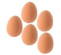 DOITOOL 5 Pièces Lot de Jouets Œufs Caoutchouc pour Chiens Jouets Rebondissants Interactifs Œuf pour Chiots pour Jeux Occupation et Exercice