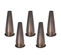 DOITOOL 5 Pièces Manchon De Raccordement pour Manche Bois De Houe Outil De Raccordement De Manche Adaptateur pour Houe Tube De Jonction De Rechange pour