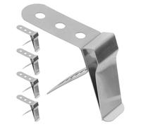 DOITOOL 5 pièces Pince Thermomètre Inox Alimentaire Support Barbecue Multifonction Lecture Précise Température pour Four Gril Confiserie et Viande