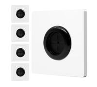 DOITOOL 5 Pièces Plaque Murale Vierge Passe-fils avec Trou et Joint en | Plastique Robuste, Passage Traversant, Gestion des Câbles, Home Theater