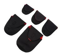 DOITOOL 5 pièces Pochette Étanche pour Objectif Appareil Photo DSLR Lot de Antichoc Néoprène Épais pour Protection et Transport Compact