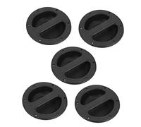 DOITOOL 5 pièces Poignées Encastrées pour Haut Parleur Lot de Accessoires Abs Design Ronde pour Caissons de Convient Plupart des Haut Parleurs de