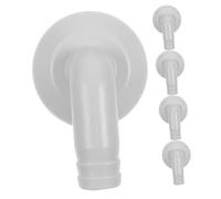 DOITOOL 5 Pièces Raccords de Tuyau de Vidange pour Climatisation Connecteurs de Sortie pour Extérieure de Climatiseur Accessoire de Tuyau Évacuation Équerre