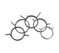 DOITOOL 5 Pièces Ressort Hélicoïdal pour Loquet de Porte, Poignée | Compatibilité, Installation Facile, Usage Résidentiel, Finition Argenté, Restaure un Fonctionnement Fluide