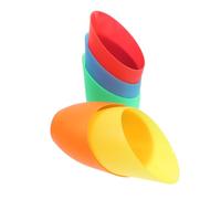 DOITOOL 5 pièces Set de Abats Jours Plastique Multicolores Forme Cheval Couvercle de Lampe Compatible Installation Facile pour Lampes de Bureau et Lampadaires Décoration Intérieure