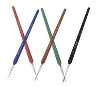 DOITOOL 5 Pièces stylo de traditionnel art peinture pinceaux chinois kit manucure brosse à ongles pinceau de traditionnelle stylos à encre traditionnels fibre