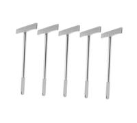 DOITOOL 5 Pièces Support de Panneau Portatif Acier Inoxydable Tige à Embrayage Carré Porte-signe Élégant et Robuste pour Accueils Guides Événements Parades et Réunions