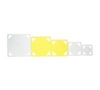 DOITOOL 5 pièces Template de Couture Acrylique pour Quilting Broderie Patchwork et Réutilisable pour Bricolage DIY Outil de Couture Sans Arêtes pour Débutants et