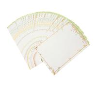DOITOOL 50 Feuilles Papier à Lettres Vintage Beige pour Écrire Fluide Papier Décoratif en Épais Style Rétro pour Écrire des Poèmes Paroles