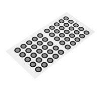 DOITOOL 50 Marqueurs Réfléchissants pour Numérisation 3D en Film Pet Noir de 6 Mm, Points de Marquage Précis pour Professionnels, Faciles à Appliquer