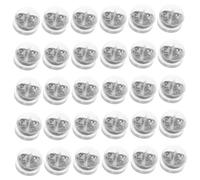 DOITOOL 50 Pièces Bouchons de Boucles Oreilles Allergique pour Fermeture Sécurisée Pratique pour Boucles Oreilles