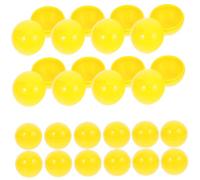 DOITOOL 50 Pièces Boules de Loterie Plastique Ouvertes Bleu Balles de Jeu pour Tirage Au Sort Activités de Fête Réutilisables et Légères Accessoires de Raffle Party