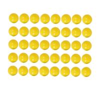 DOITOOL 50 pièces Boules de Loterie PVC Jaunes Ouvertes pour Tirage Au Sort Jeux de Fête et Activités Festives