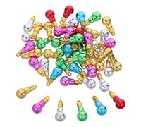 DOITOOL 50 Pièces Breloques Artisanales de Noël en Plastique, Mini | Décorations à Suspendre, Fournitures pour Bijoux, Fenêtres et Village Couleur Aléatoire