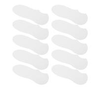 DOITOOL 50 Pièces Inserts de Chaussettes Habillées, Inserts de Mise en Carton Blanc Épaissi, Forme Pied, pour Hommes, Présentoir de Vente au Détail