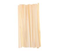 DOITOOL 50 Pièces Kit de Bâtons Plat pour Bricolage Matériaux de Tissage pour Éventails et Artisanales Fournitures de Vannerie DIY