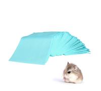 DOITOOL 50 pièces Lot de Alèses Jetables pour Animaux Absorbantes Coussinets Pipi pour Chiots et Chiens Mâles Usage Intérieur et Extérieur Bleu et Blanc Aléatoire