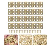 DOITOOL 50 pièces Lot de Charnières Miniatures Fer pour Boîtes Bois Charnières Petites pour Boîte à Bijoux Accessoires Durables Antirouille pour Artisanat et Réparation