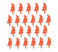 DOITOOL 50 Pièces Nez Plastique pour Jouets de Bonhomme pour DIY Noël Décorations de Jouets Carton Accessoires Plastique de
