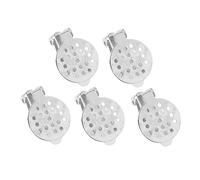 DOITOOL 50pièces Attaches Boucles Oreilles Diy Clips Maille Fermoirs Argentés Accessoires Pour Bijoux Sans Trou Oreille