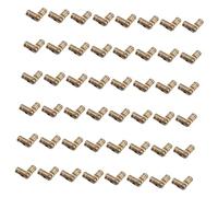 DOITOOL 50pièces Charnières Cylindriques à Ressort Cuivre Charnières Automatiques Pour Boîtier Et Boîte Avec Vis Pour Écrins Et Boîtes à Bijoux