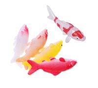 DOITOOL 5pcs Poissons Koi Flottants Réalistes en PVC, Sculpture de Poisson Miniature pour Aquarium et Vase, Décoration Solide pour Séances Photo à Thème Aquatique