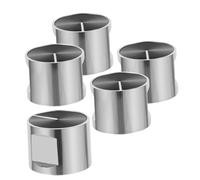 DOITOOL 5pièces Boutons De Rechange Métal Pour Cuisinières à Gaz Lot De Compatibles Avec Différents Modèles Facile à Installer Et Robuste Pour Utilisation Quotidienne