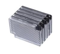 DOITOOL 5pièces Lot de Réflecteurs Photoélectriques Carrés Réflecteurs Rétroréfléchissants pour Systèmes de Faisceau Accessoire pour Capteur de Réflexion Remplacement de Panneau Photoélect