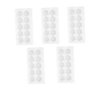 DOITOOL 5pièces Plateau Œufs Mousse Perlée Epe Porte-œufs Antichoc Sans Carton Boîtes De Stockage Pour Œufs De Poule Ou Caille Blanc