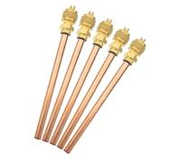 DOITOOL 5pièces Vannes Accès Cuivre Pour Remplissage Du Système De Réfrigérant Un Réfrigérateur Climatiseur