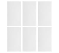 DOITOOL 6 Feuilles Ruban Adhésif Double Face en Mousse | Blanc, Effet de Superposition et Profondeur, pour Affiches Légères et Loisirs Créatifs en Classe
