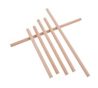 DOITOOL 6 Pièces Bâtons Naturel pour Travaux Manuels Lot de Tiges Rondes Robustes pour Tissage de Tapisseries Décoration Intérieure et Projets Créatifs DIY