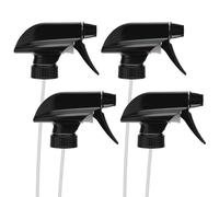 DOITOOL 6 Pièces Buse D'arrosage à Atomisation Noire en Plastique 28 Dents, Mode Réglable, Distribution Uniforme de l'eau pour Balcon et Arrosage Familial des Plantes