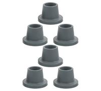 DOITOOL 6 Pièces Capuchons en Caoutchouc Antidérapants pour Pieds de Chaise Siège de Bain, Support Stable, Surface Lisse, Adaptés aux Salles de Bain Familiales et Établissements de Soins