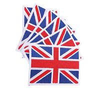 DOITOOL 6 Pièces Patch Broderie Drapeau Thermocollant pour Réparation et Décoration Vêtements Jeans Sacs Diy Mode